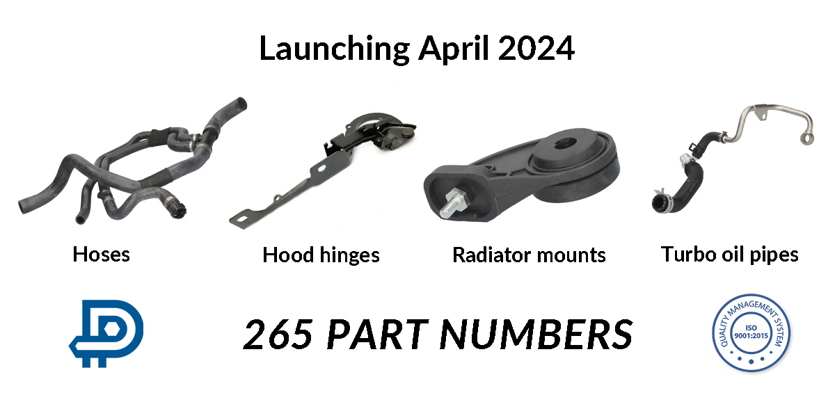 New hoses and mounting for radiator, more Plyom solutions for the cooling system